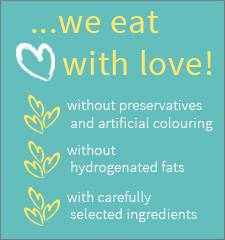 we eat with love!